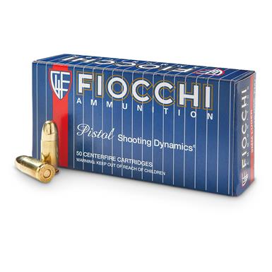 Fiocchi 9mm FMJ 115 Grain 1000 Rounds