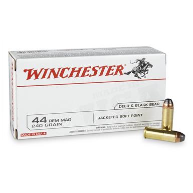Winchester White Box .44 Magnum Ammo