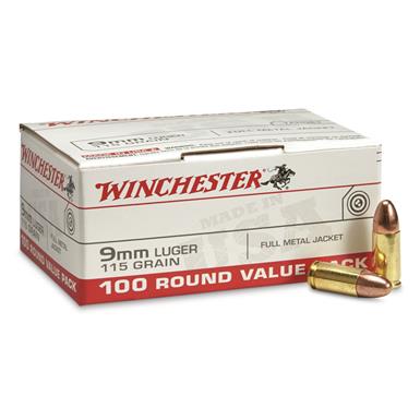 Winchester White Box 9mm Rounds