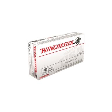 Winchester White Box .45 ACP FMJ 230 Grain